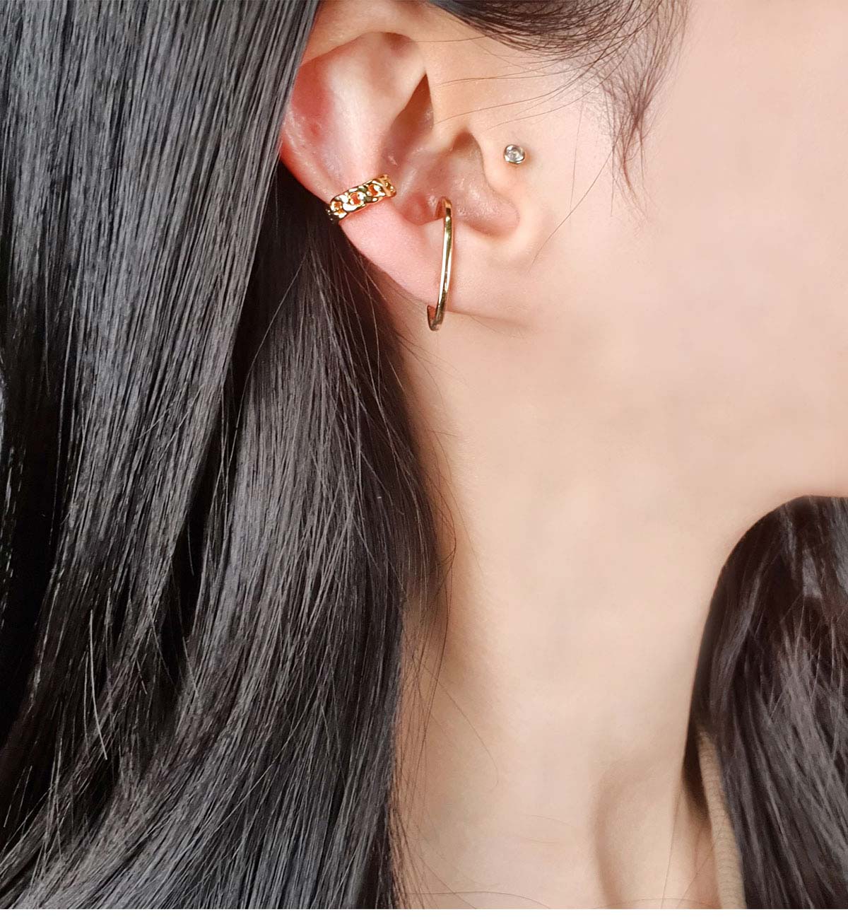 925 silver chain ear cuff | jennyreve