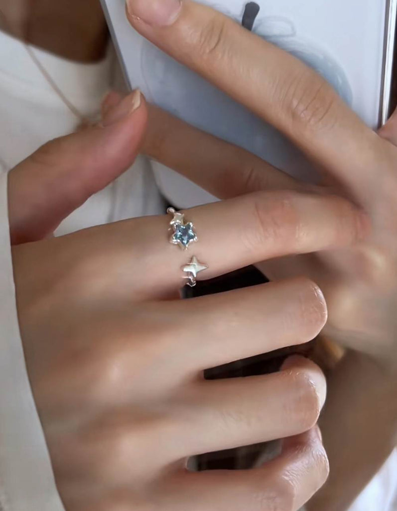 925 Silver Blue Cubic Sparkling Star Ring_11.jpg
