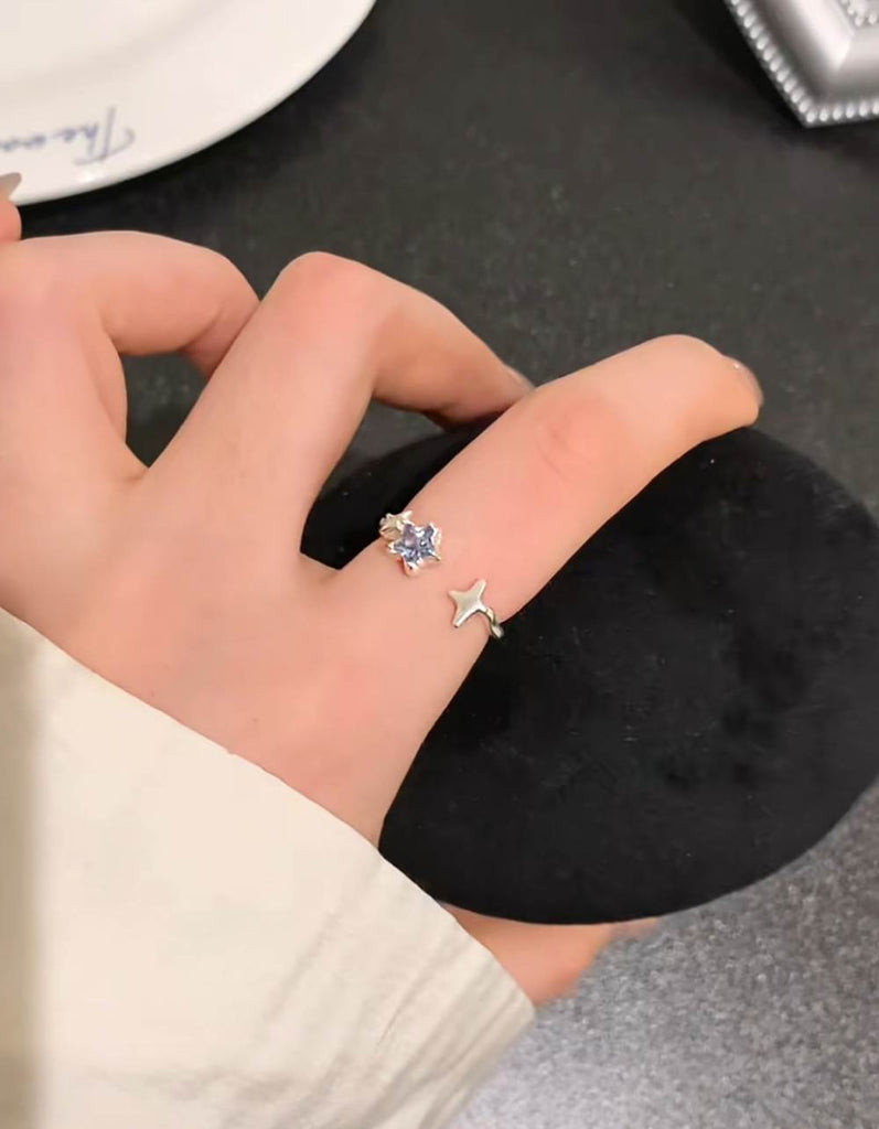 925 Silver Blue Cubic Sparkling Star Ring_16.jpg