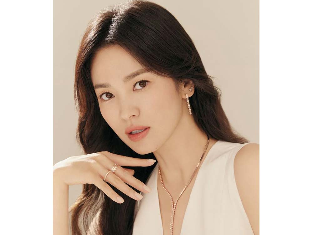 925 Silver Chaumet Hexagon Cubic Earring (celebrity style)wearing Song Hye-kyo