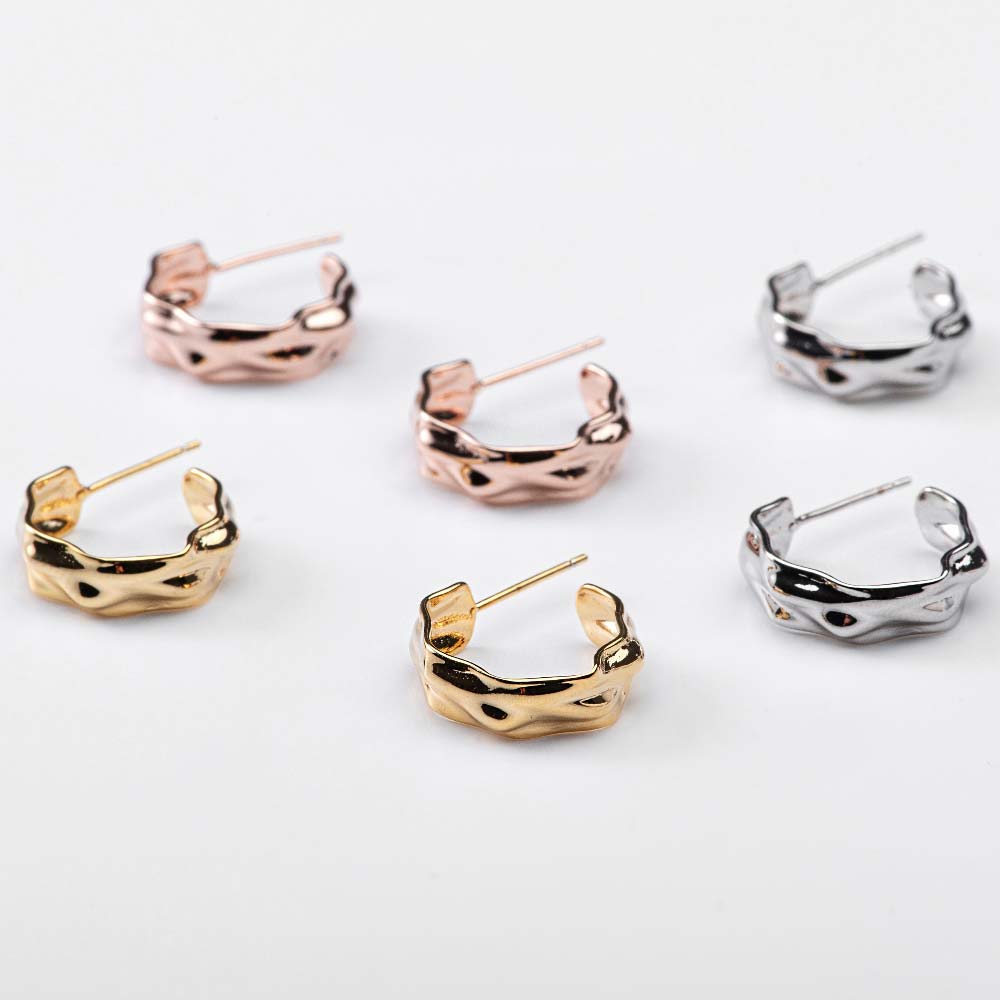 925 Silver Half Ring Earring (celebrity style) wearing Heize