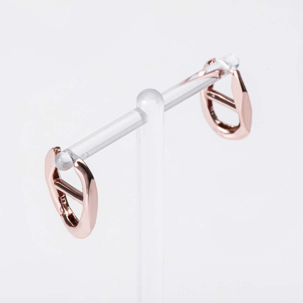 925 Silver Herite One Touch Earring (celebrity style) wearing Shin Min-a
