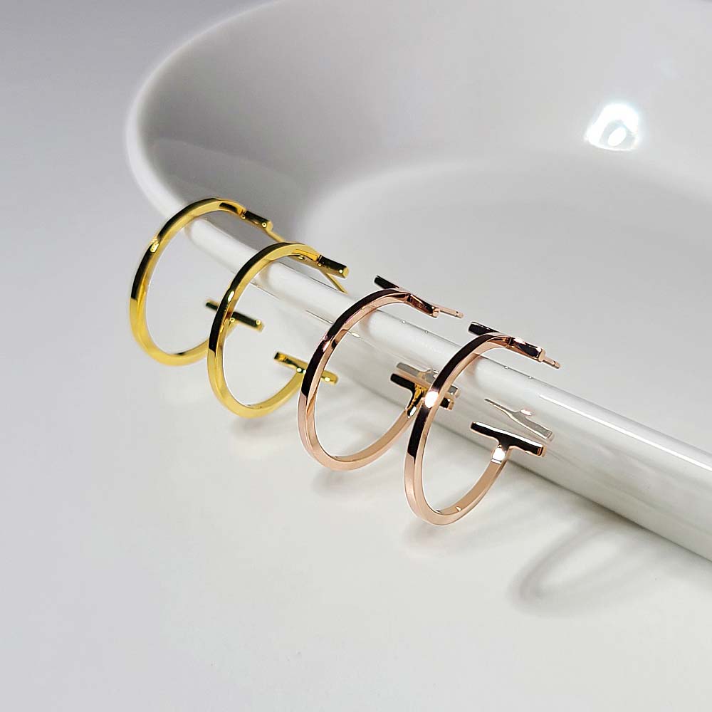 925 silver t ring earring (celebrity style) wearing Lee Ji-ah